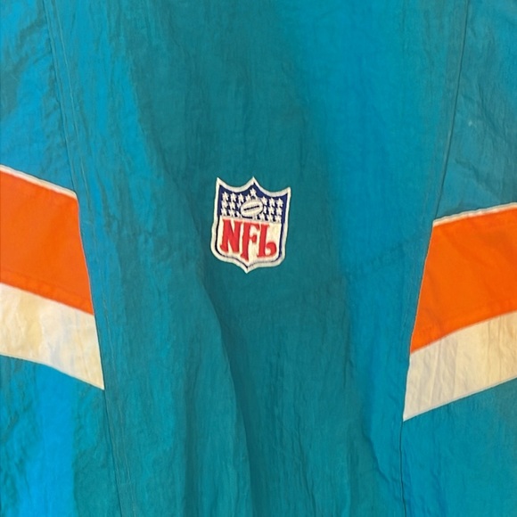Vintage Starter Mens Miami Dolphins NFL Pro Line Puffer Jacket 90's Size XXL - Picture 14 of 14